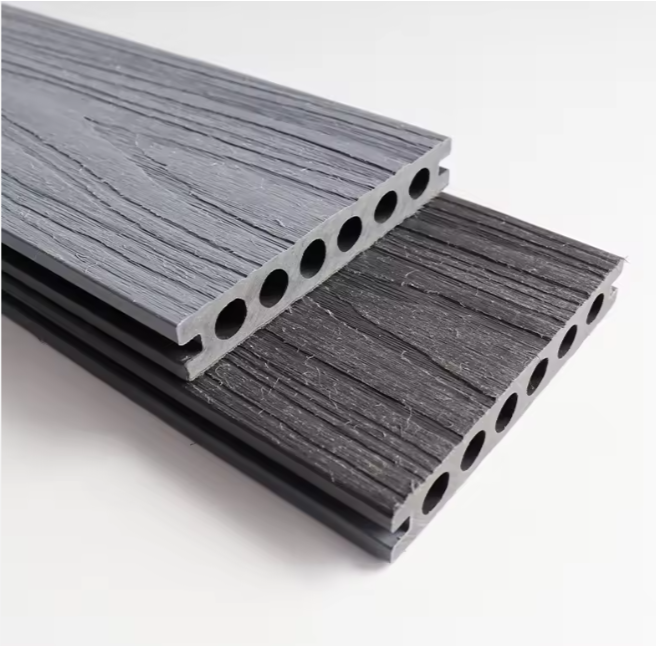 UV-Stable Exterior Solid Waterproof Wooden High Strength CE Certified WPC Wood Plastic Composite Decking