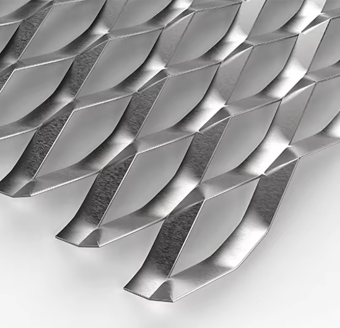 Aluminum Expanded Metal Mesh Panels Manufacture for Ceiling Exterior Wall